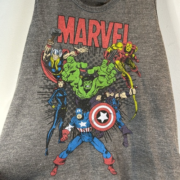 Avengers(marvel universe) graphic racer back tank top - Picture 3 of 9